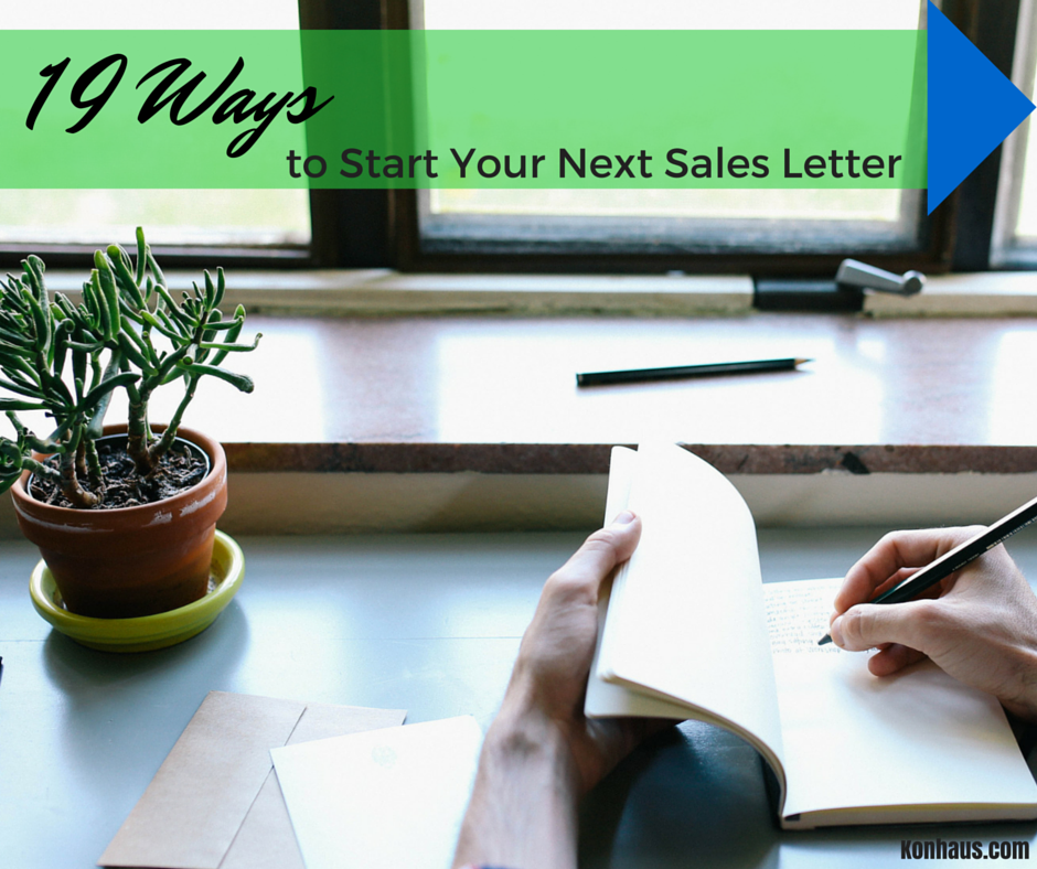 19 Ways to Start your Next Sales Letter (1)