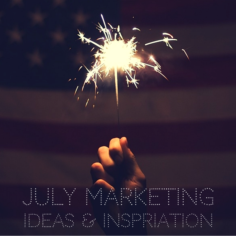 Sparkler July Marketing Inspiration Image