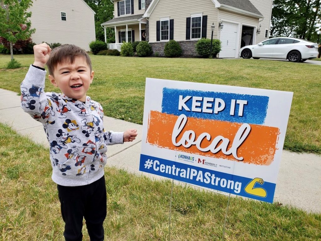 Keep It Local yard sign