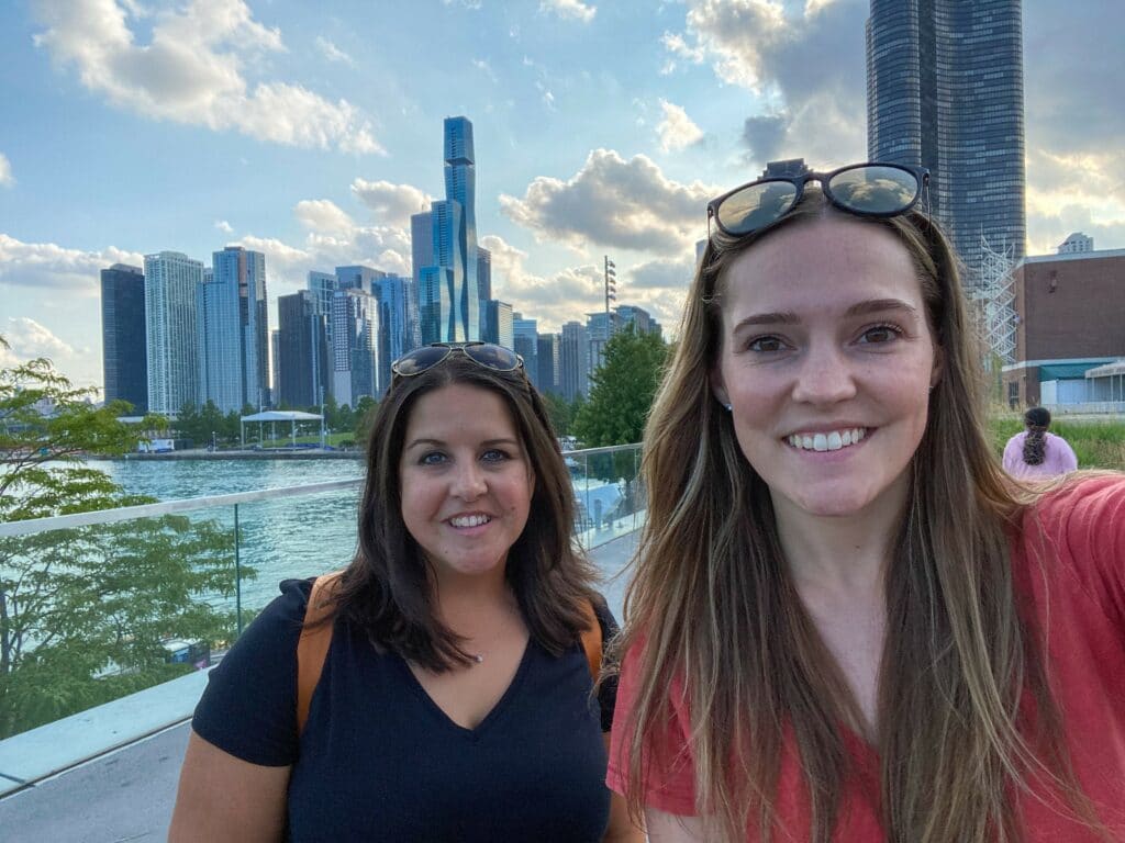 Sarah and Makenna in Chicago